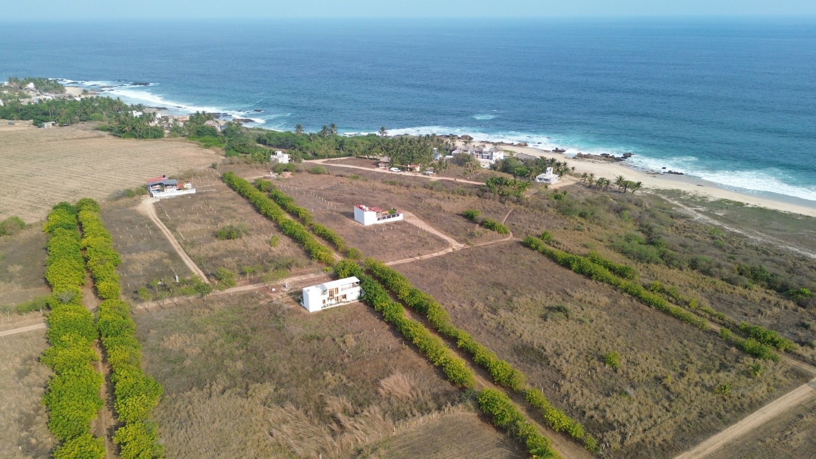 El terreno y su frente de mar